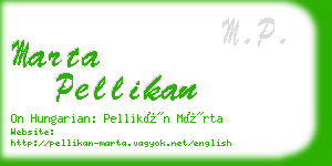 marta pellikan business card